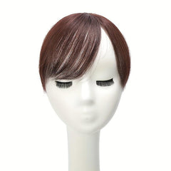 Human Hair Clip In Extensions with Bangs for Daily Use