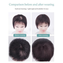 Human Hair Clip In Extensions with Bangs for Daily Use