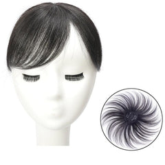 Human Hair Clip In Extensions with Bangs for Daily Use