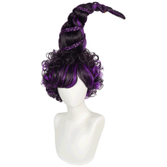 Short Purple Wig Synthetic Heat Resistant Cosplay Halloween Wig