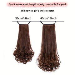 Curly Synthetic Ponytail Extension with Hair Tie for Women