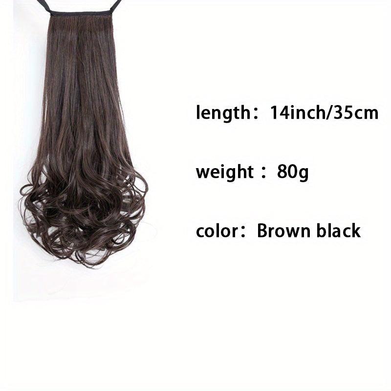 Curly Synthetic Ponytail Extension with Hair Tie for Women