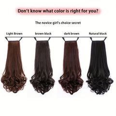 Curly Synthetic Ponytail Extension with Hair Tie for Women