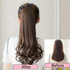 Curly Synthetic Ponytail Extension with Hair Tie for Women