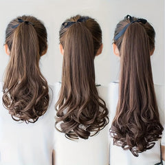 Curly Synthetic Ponytail Extension with Hair Tie for Women