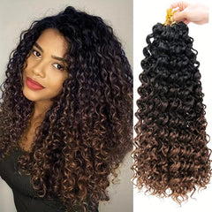 Bohemian Crochet Braids Extensions Deep Wave Hair Extensions