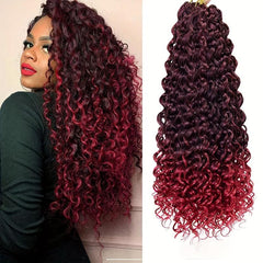 Bohemian Crochet Braids Extensions Deep Wave Hair Extensions