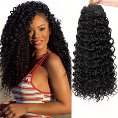 Bohemian Crochet Braids Extensions Deep Wave Hair Extensions