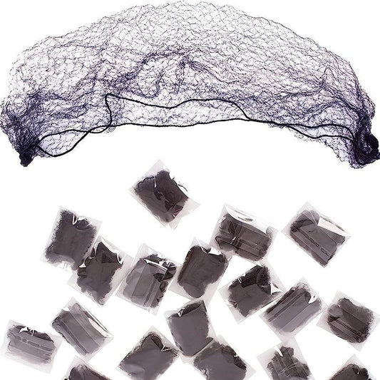 Invisible Elastic Edge Mesh Hair Net 20 inch 24 Pieces Individually Packaged
