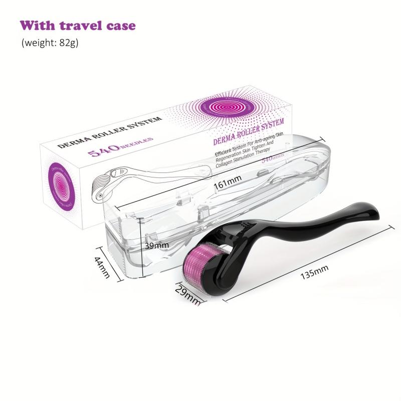 Derma Roller 540 Titanium Microneedle Roller for Facial Skin Care