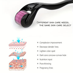 Derma Roller 540 Titanium Microneedle Roller for Facial Skin Care