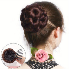 Natural Messy Hair Bun Clip In Hair Extensions for Daily Use