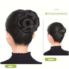 Natural Messy Hair Bun Clip In Hair Extensions for Daily Use