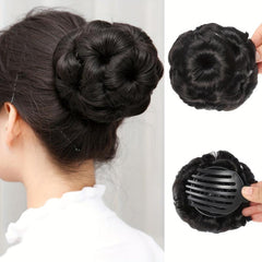 Natural Messy Hair Bun Clip In Hair Extensions for Daily Use