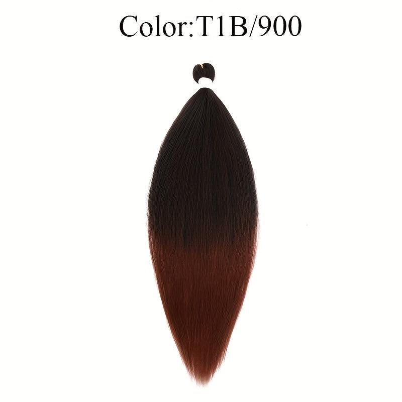 Pre Stretched Braiding Hair Hot Water Setting Synthetic Fiber Easy Braiding Hair