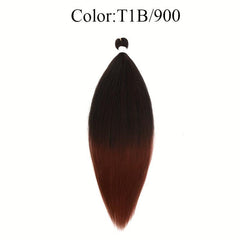 Pre Stretched Braiding Hair Hot Water Setting Synthetic Fiber Easy Braiding Hair
