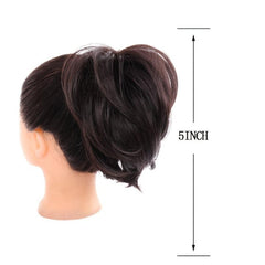 Messy Bun Scrunchie Chignon Elastic Hair Bands Hair Extensions