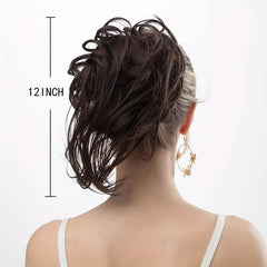 Messy Bun Hair Scrunchies Ponytail Extensions Hairpieces