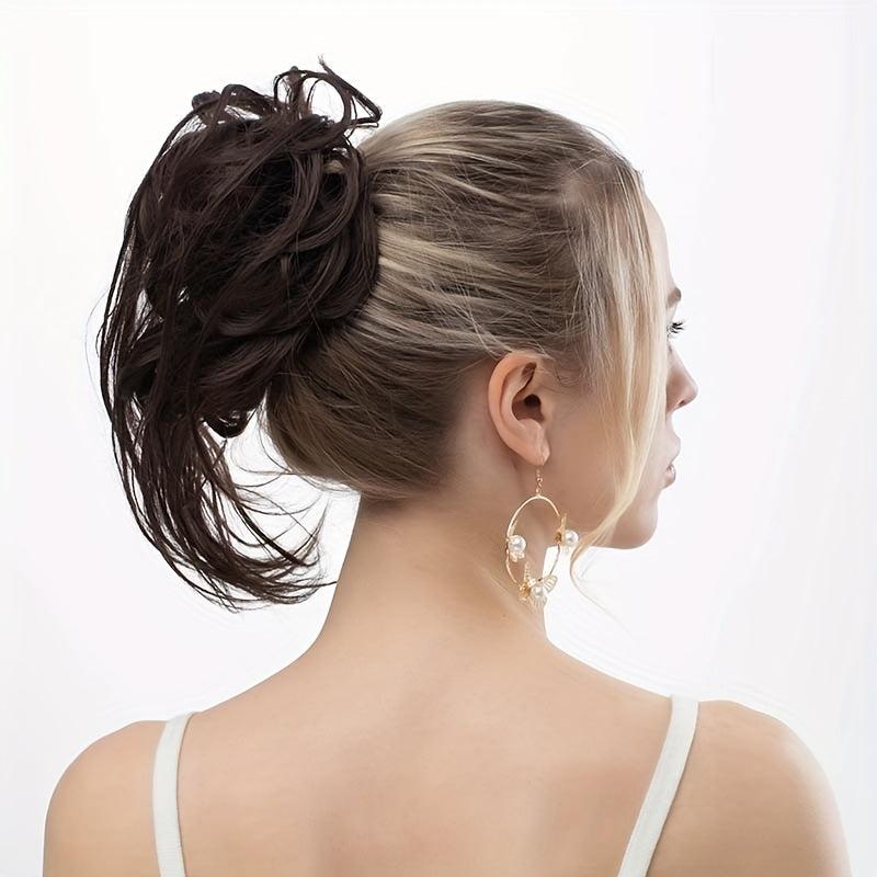 Messy Bun Hair Scrunchies Ponytail Extensions Hairpieces