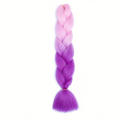 Ombre Long Straight Braids Jumbo Hair Extensions for Parties and Halloween