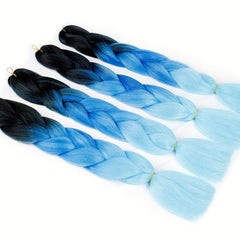 Ombre Long Straight Braids Jumbo Hair Extensions for Parties and Halloween