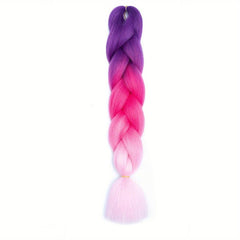 Ombre Long Straight Braids Jumbo Hair Extensions for Parties and Halloween