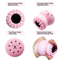 Face Cleansing Silicon Brush Octopus Wash Sotong