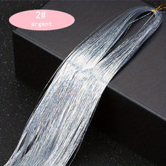Y2K Tinsel Hair Extension 121.92 cm Sparkle Glitter