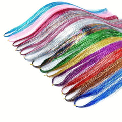 Y2K Tinsel Hair Extension 121.92 cm Sparkle Glitter