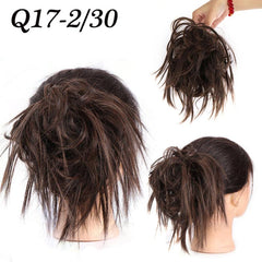 Synthetic Tousled Updo Messy Bun Hair Piece Donut Hair Accessories