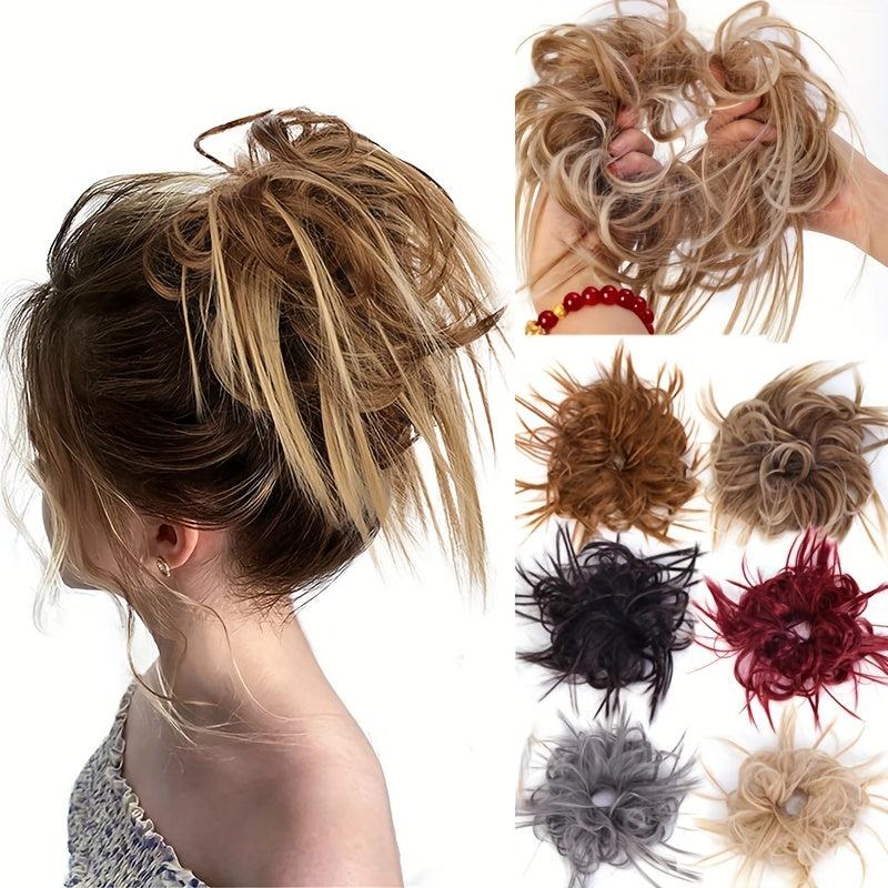 Synthetic Tousled Updo Messy Bun Hair Piece Donut Hair Accessories
