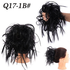Synthetic Tousled Updo Messy Bun Hair Piece Donut Hair Accessories