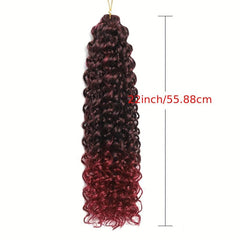 55 88 Cm Deep Wave Crochet Hair Extensions Twist Braiding Hair Curly Crochet Hai