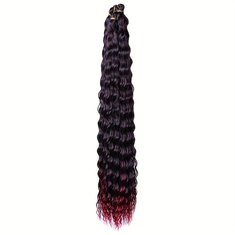 55 88 Cm Deep Wave Crochet Hair Extensions Twist Braiding Hair Curly Crochet Hai