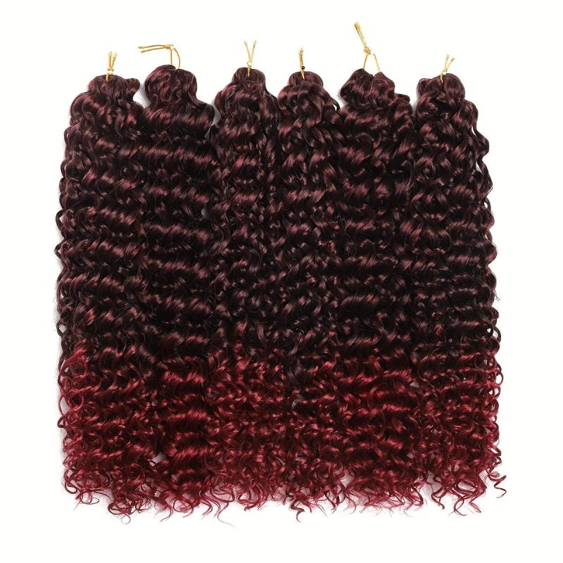 55 88 Cm Deep Wave Crochet Hair Extensions Twist Braiding Hair Curly Crochet Hai