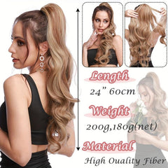 24 Wavy Ponytail Hair Extension For Women