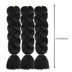 Jumbo Braiding Hair Extensions in Various Colors 24 inch