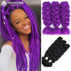 Jumbo Braiding Hair Extensions in Various Colors 24 inch