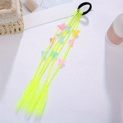30 48 Cm Colorful Braids Hair Extensions With Rubber Band