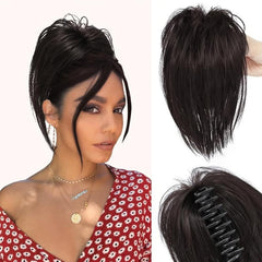 Messy Braided Bun Synthetic Straight Ponytail Hair Piece