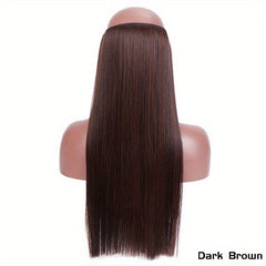 60 96 Cm Long Straight Hair Pieces Synthetic Hair Extensions
