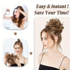Messy Bun Scrunchie Hair Piece Chignon Ponytail Extensions for Women