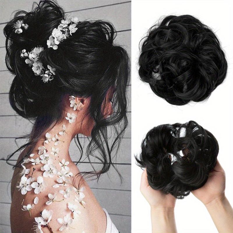 Messy Bun Scrunchie Hair Piece Chignon Ponytail Extensions for Women