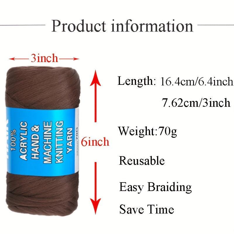 Brazil Wool Synthetic Hair for African Hair Braiding and Dreadlocks Making