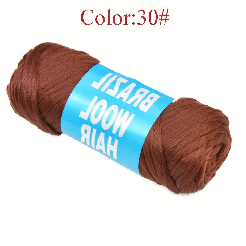 Brazil Wool Synthetic Hair for African Hair Braiding and Dreadlocks Making