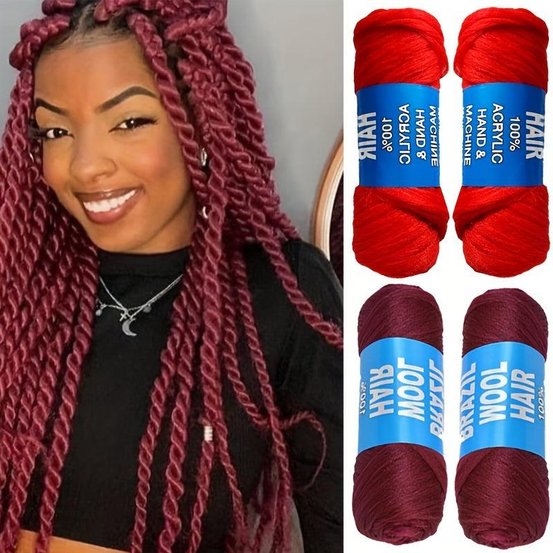 Brazil Wool Synthetic Hair for African Hair Braiding and Dreadlocks Making