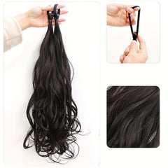 Long Curly Wavy Ponytail Extensions Natural Looking