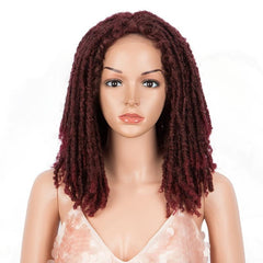35 56 Cm Braided Wigs 13 1 Lace Wig For Women Synthetic Ombre Hair Dreadlock Wig