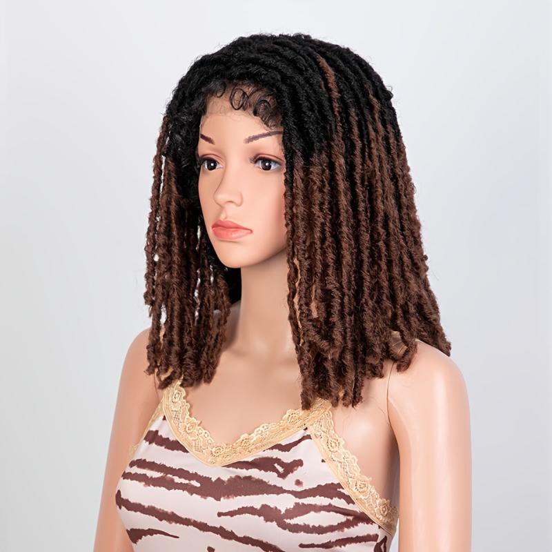 35 56 Cm Braided Wigs 13 1 Lace Wig For Women Synthetic Ombre Hair Dreadlock Wig