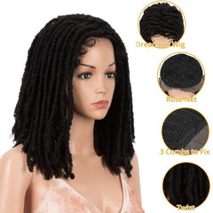 35 56 Cm Braided Wigs 13 1 Lace Wig For Women Synthetic Ombre Hair Dreadlock Wig